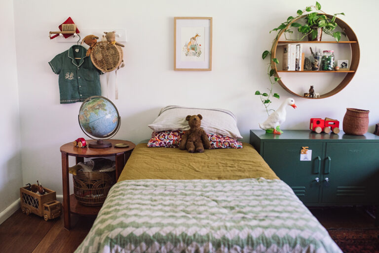 A Vintage Inspired Boys Bedroom